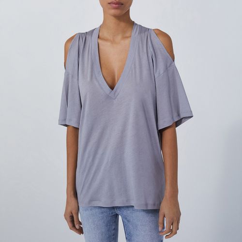 Grey V-neck Top - IRO - Modalova