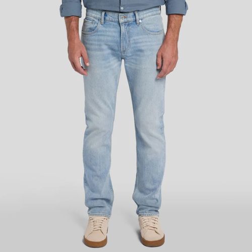 Light Blue Straight Stretch Jeans - 7 For All Mankind - Modalova