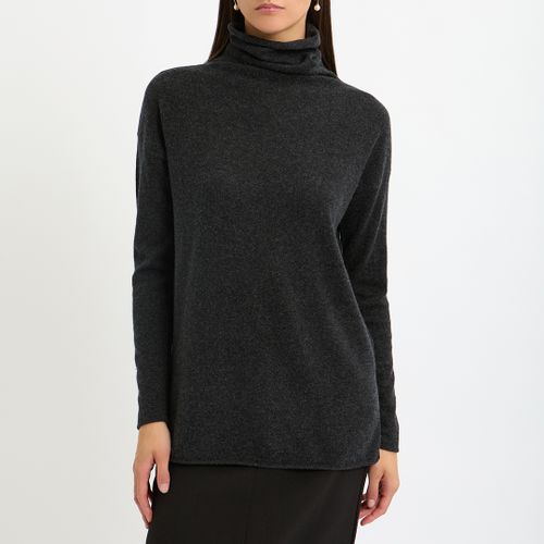 Dark Wool Blend Turtleneck Tunic - Vince - Modalova