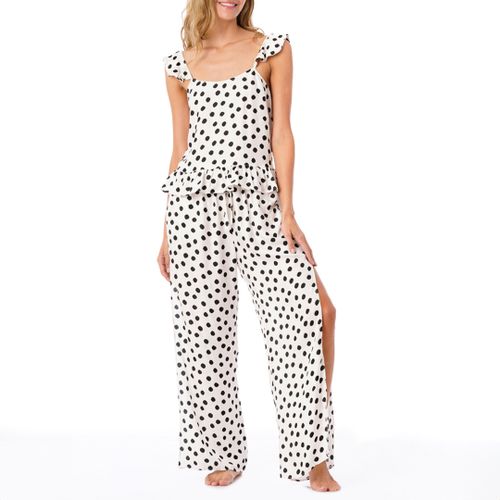 White Ditsie Dot Harper Pyjama Set - Maaji - Modalova