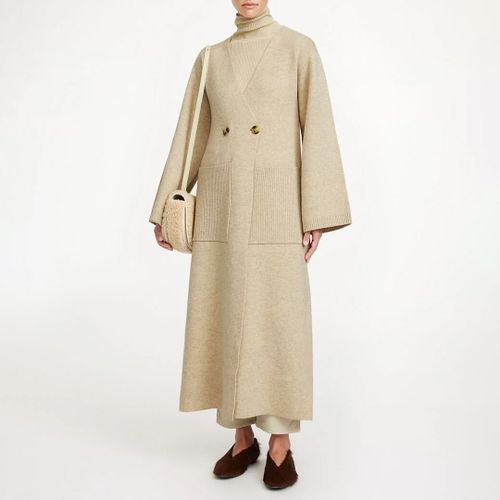 Beige Wool Blend Carlyn Coat - By Malene Birger - Modalova