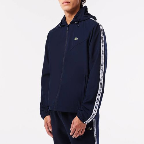 Navy Side Logo Zip Jacket - Lacoste - Modalova