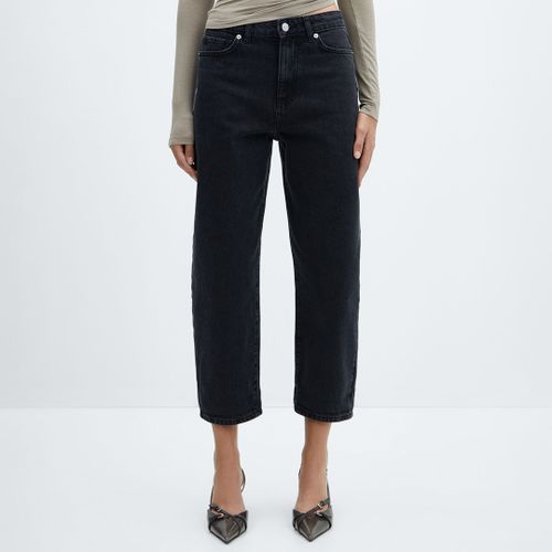 Denim High-Waist Slouchy Jeans - Mango - Modalova