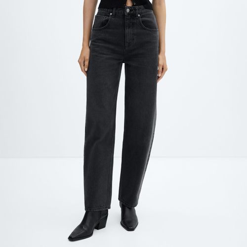 Denim High-Waist Balloon Jeans - Mango - Modalova