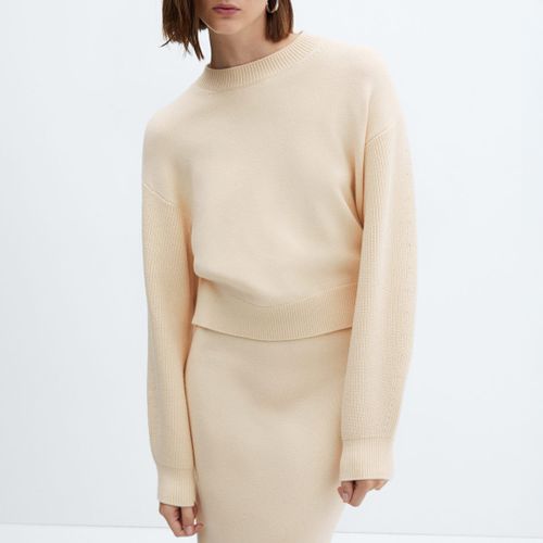 Beige Nora Sweater - Mango - Modalova