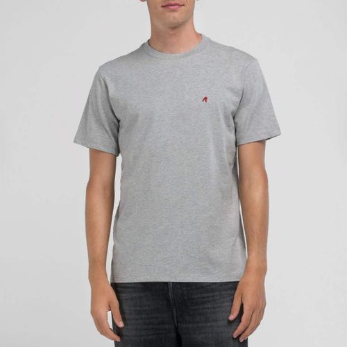 Embroidered Logo Jersey T-Shirt - Replay - Modalova