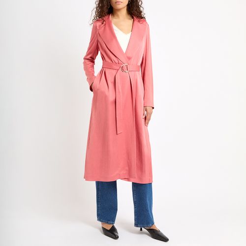 Coral Wide Lapel Trench Coat - Pennyblack - Modalova