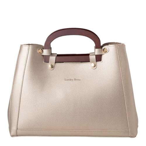 Gold Handbag - Lucky Bees - Modalova