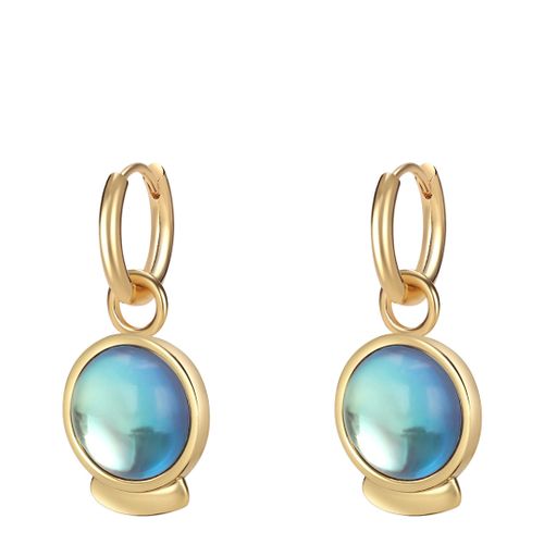 K Gold Crystal Ball Earrings - Celeste Starre - Modalova