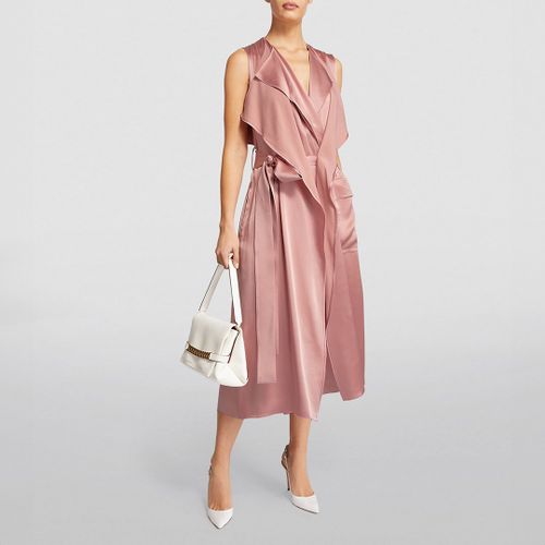 Rose Pink Trench Dress - Victoria Beckham - Modalova