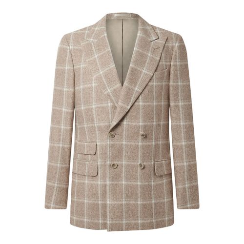 Brown Check Wool Cashmere Blazer - Richard James Savile Row - Modalova