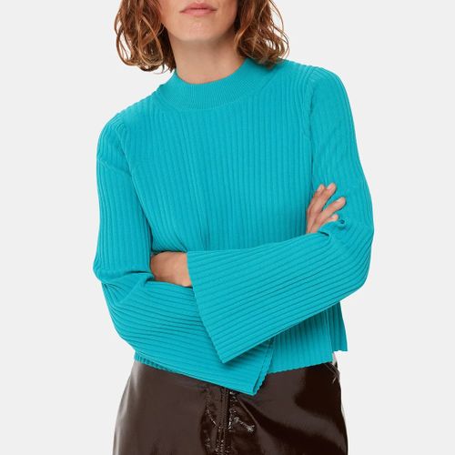 Blue Fluted Sleeve Tunic Jumper - WHISTLES - Modalova