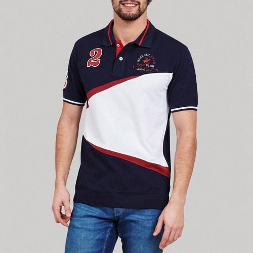 Contrast Front Authentic Sport Polo Shirt - Beverly Hills Polo Club - Modalova