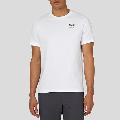 White Flex Cotton T-Shirt - Castore - Modalova