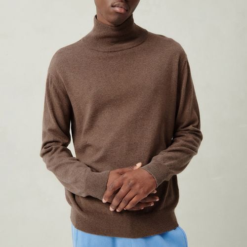 Coffee Wool Blend Turtleneck Jumper - American Vintage - Modalova