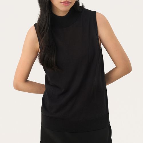 Black Lise Silk Blend Top - Part Two - Modalova