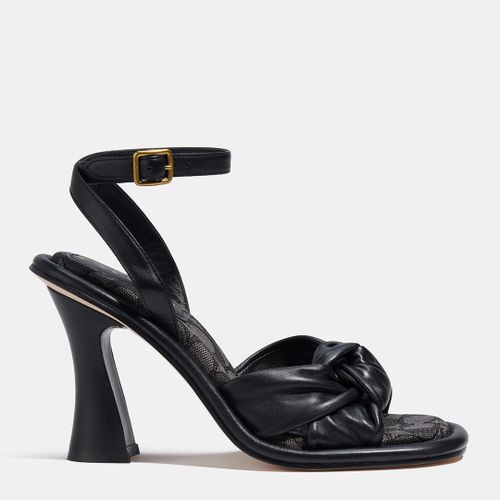 Quincey Leather Heeled Sandals - Coach - Modalova