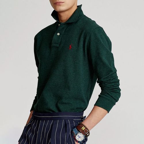 Custom Slim Long Sleeve Polo Shirt - Polo Ralph Lauren - Modalova