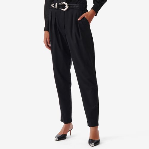 Black Pleated Taper Trousers - IRO - Modalova