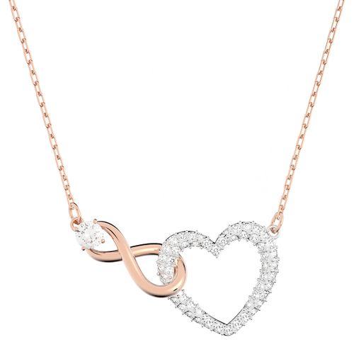 Rose Gold Hyperbola Necklace - SWAROVSKI - Modalova