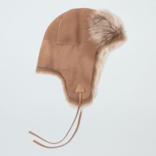 Butter Shearling Trapper Hat - NÂ°Â· Eleven - Modalova