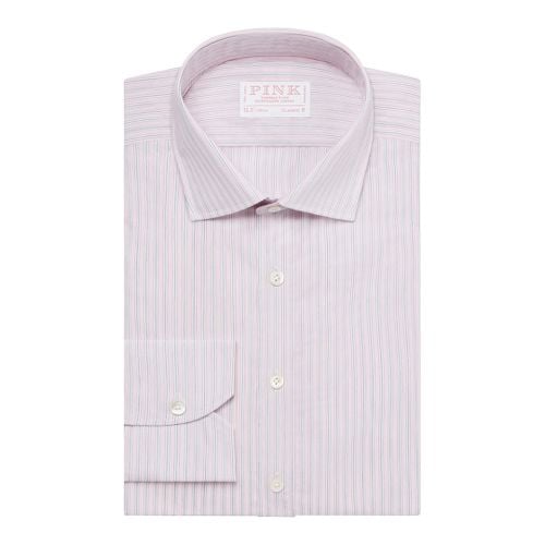 Stripe Classic Fit Cotton Shirt - Thomas Pink - Modalova