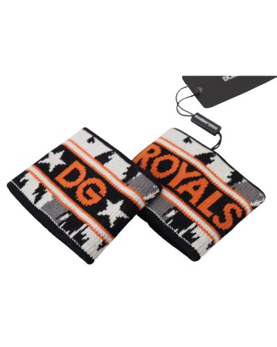 Royals Knit Cuffs- Multicolor Gloves - Dolce & Gabbana - Modalova