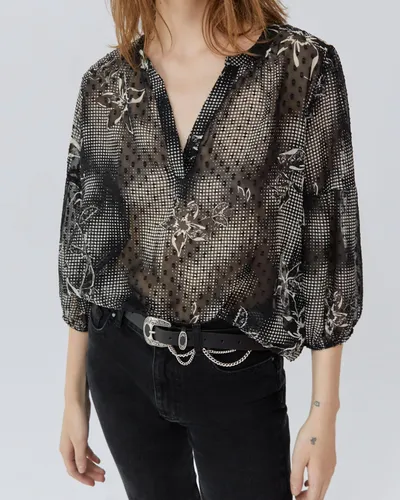 Dandy Flower Print Blouse Floral - Size 8 - IKKS - Modalova