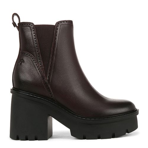 Dark Brown Leather Quest Ankle Boot - Naturalizer - Modalova