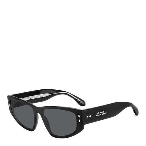 Black Rectangular Sunglasses 57mm - Isabel Marant - Modalova