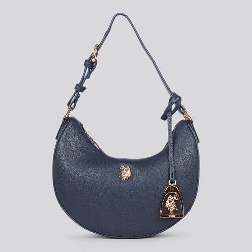 Navy Jones Small Round Hobo Bag - U.S. Polo Assn. - Modalova