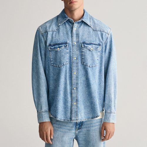 Mid Blue Denim Rodeo Shirt - Gant - Modalova