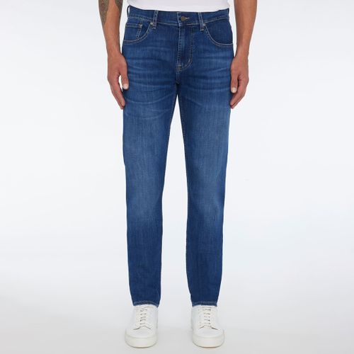 Dark Slimmy Tapered Stretch Jeans - 7 For All Mankind - Modalova