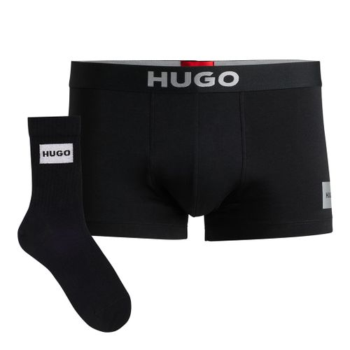 Black Trunk and Socks Gift Set - HUGO - Modalova