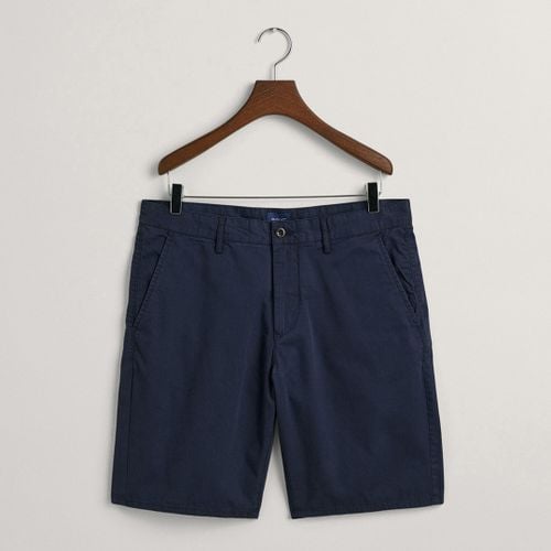 Navy Relaxed Chino Shorts - Gant - Modalova