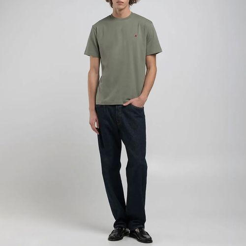 Khaki Classic Logo Cotton T-Shirt - Replay - Modalova