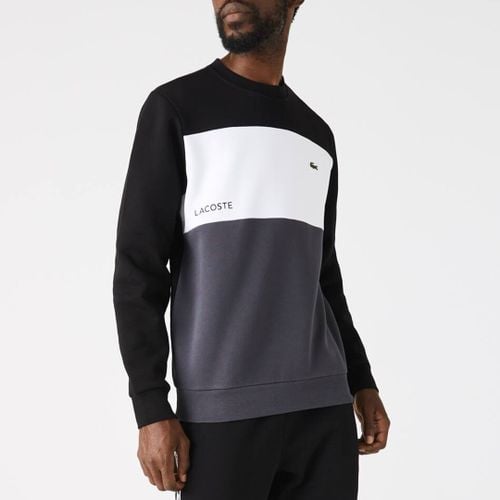 Colour Block Cotton Blend Sweatshirt - Lacoste - Modalova