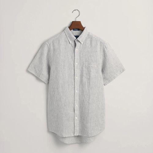 White Striped Linen Shirt - Gant - Modalova