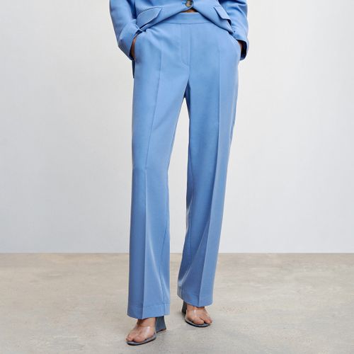 Sky Blue Modal Suit Trousers - Mango - Modalova