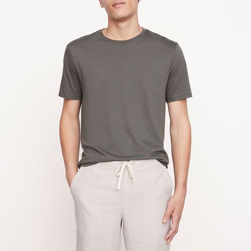 Khaki Hemp T-Shirt - Vince - Modalova