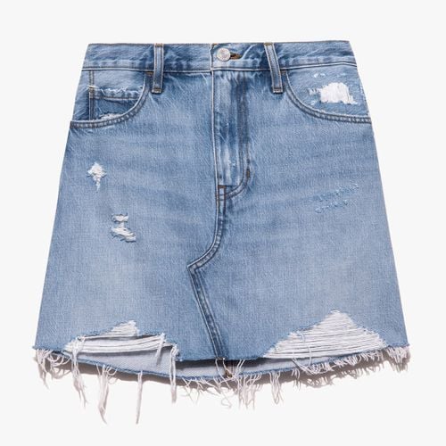 Washed Denim Mini Skirt - Frame - Modalova