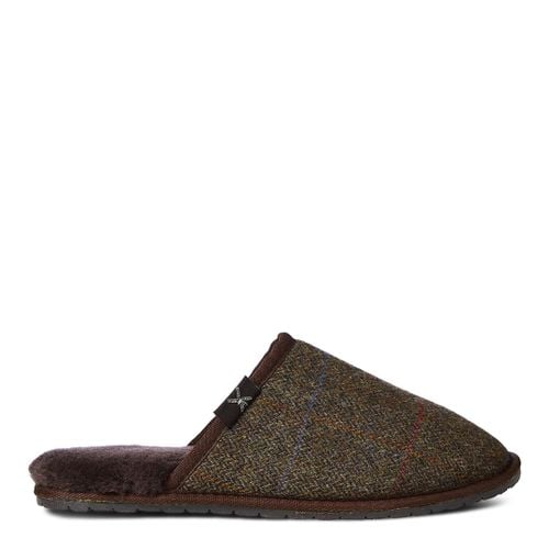 Men's Tweed Sheepskin Mule Slipper - Fenlands Sheepskin - Modalova