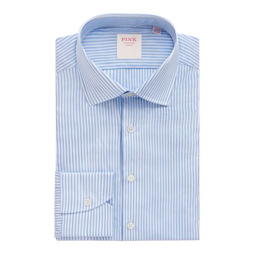 Pale Bengal Stripe Tailored Fit Cotton Shirt - Thomas Pink - Modalova