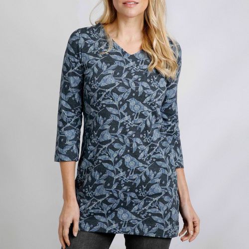 Navy Printed Jersey Tunic - Weird Fish - Modalova