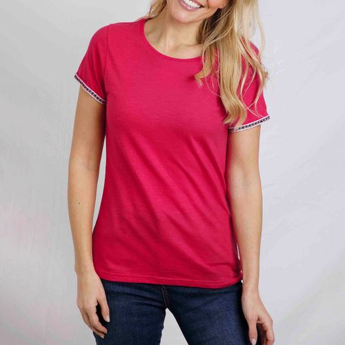 Pink Teya Cotton T-Shirt - Weird Fish - Modalova