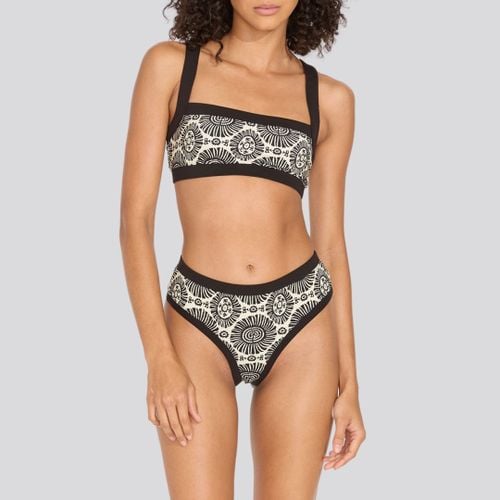 Black Scottie Bikini Top - Solid & Striped - Modalova