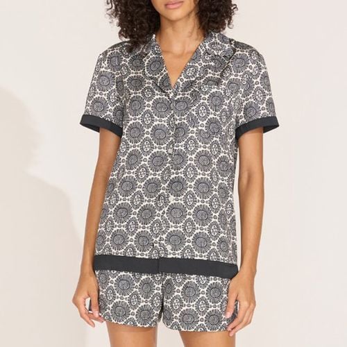 The Dahlia Top - Medallion Print - Solid & Striped - Modalova