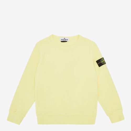 Crew Neck Cotton Fleece Sweatshirt - Stone Island - Modalova