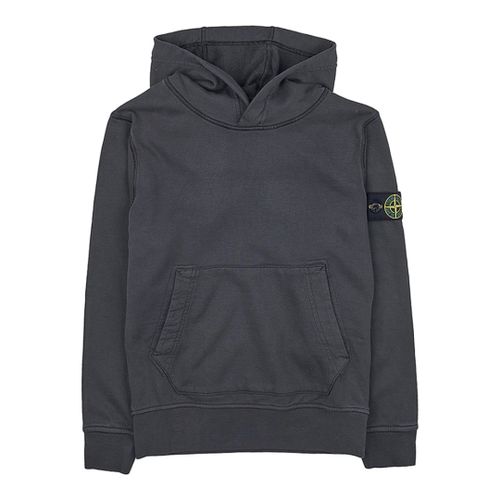 Black Cotton Fleece Hoodie - Stone Island - Modalova