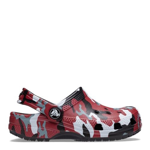 Younger Kid's Red Camo Classic Clog - Crocs - Modalova